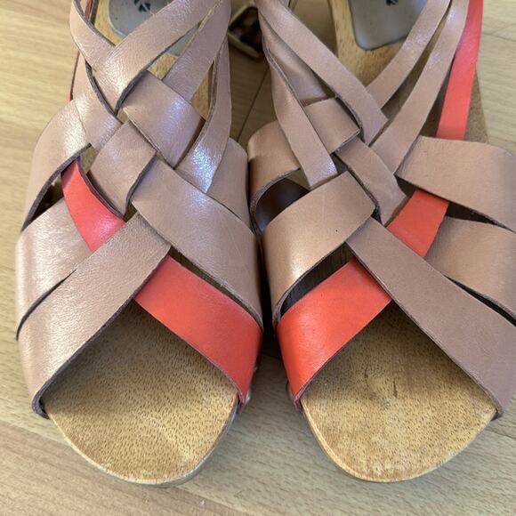 Jax & Bard Tan Leather Jewell Studded Sandal - Picture 2 of 7